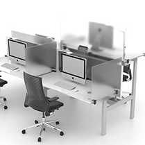 Desking COVID-Panels - Front and Side Desking COVID-Panels