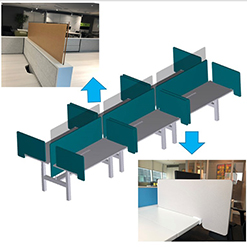 Workstation COVID-Panels - Workstation Add-On COVID-Panels