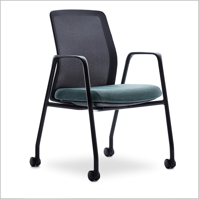 VTN-FE - Meshback Fabric Seat Visitor
