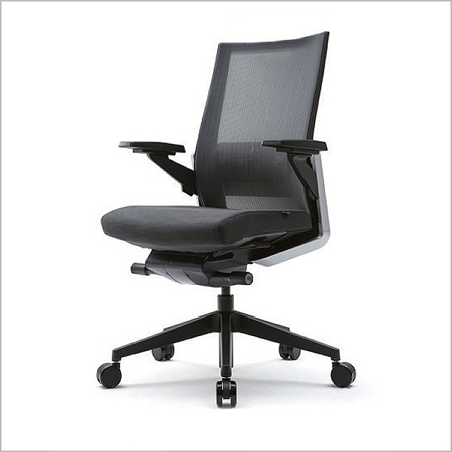 EX21-AZ  - Meshback Fabric Seat Mid Back