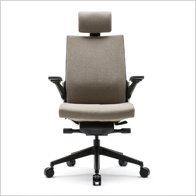 EX21-AHZ (Black) - Full Fabric High Back